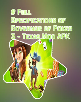Governor of poker 3 apk unlimited money