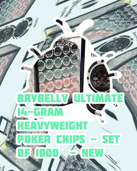 Heavyweight poker chips