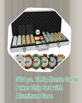 Monte carlo clay poker chips