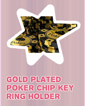Solid gold poker chip