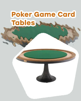 Solid oak poker table
